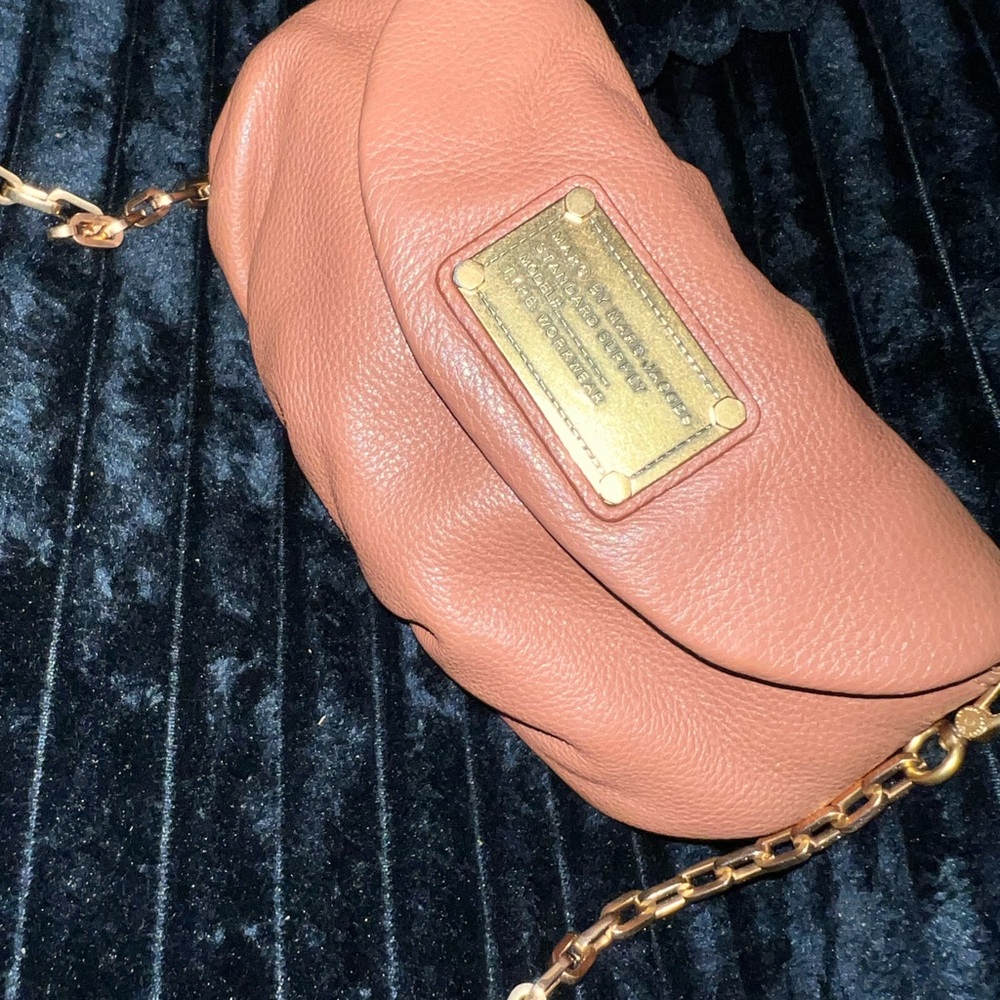 Marc Jacob Tan Leather Crossbody Bag